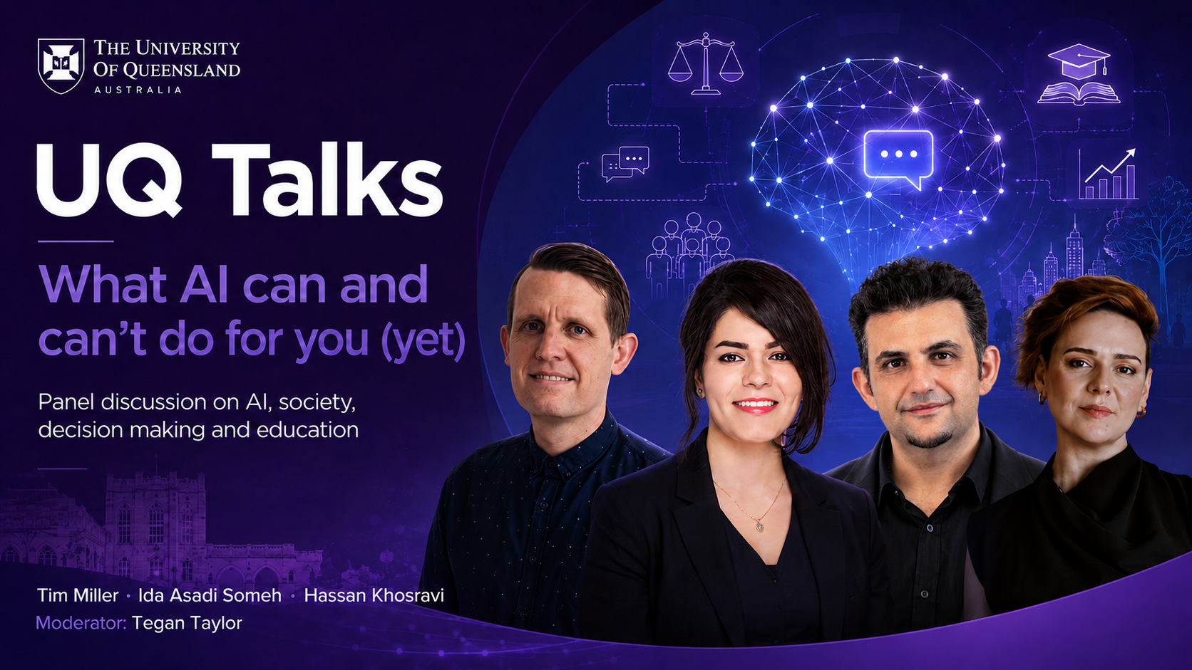 UQ Talks: What AI Can and Can't Do for You (Yet)
